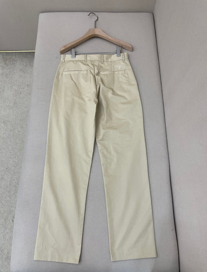 Gucci Cotton Twill Pants with Embroidery "Sand"