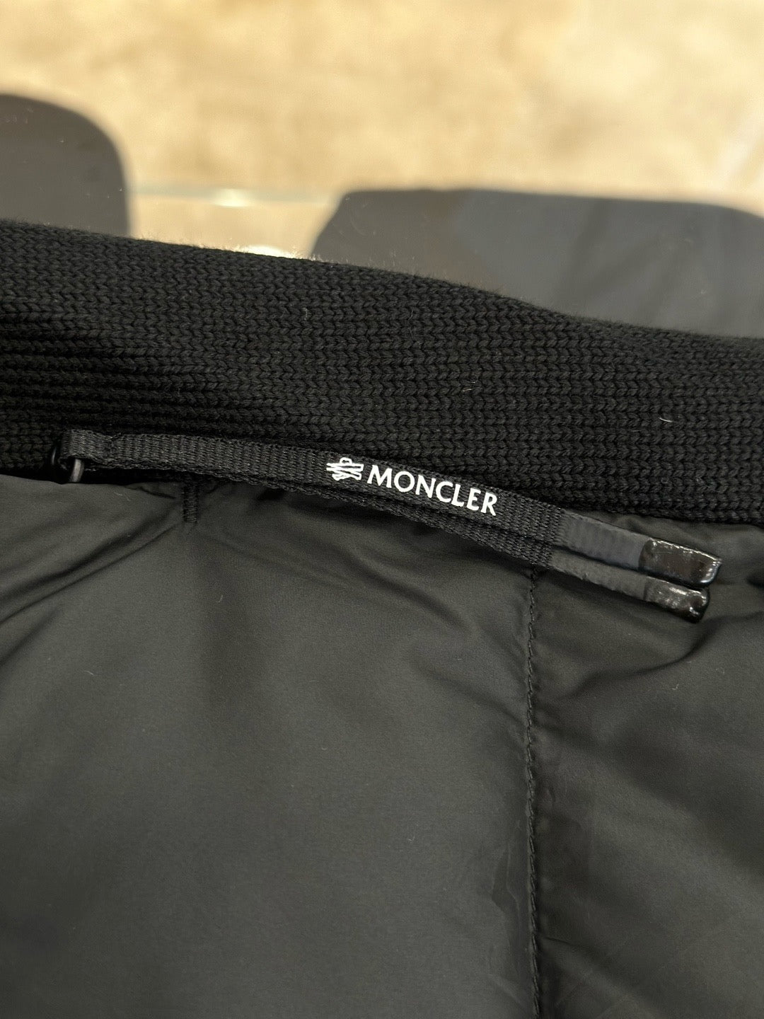 Moncler Padded Cotton Zip-Up Hoodie "Black"
