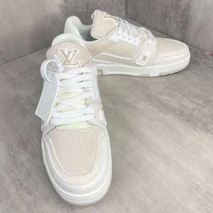 Louis Vuitton Trainers "White Denim"