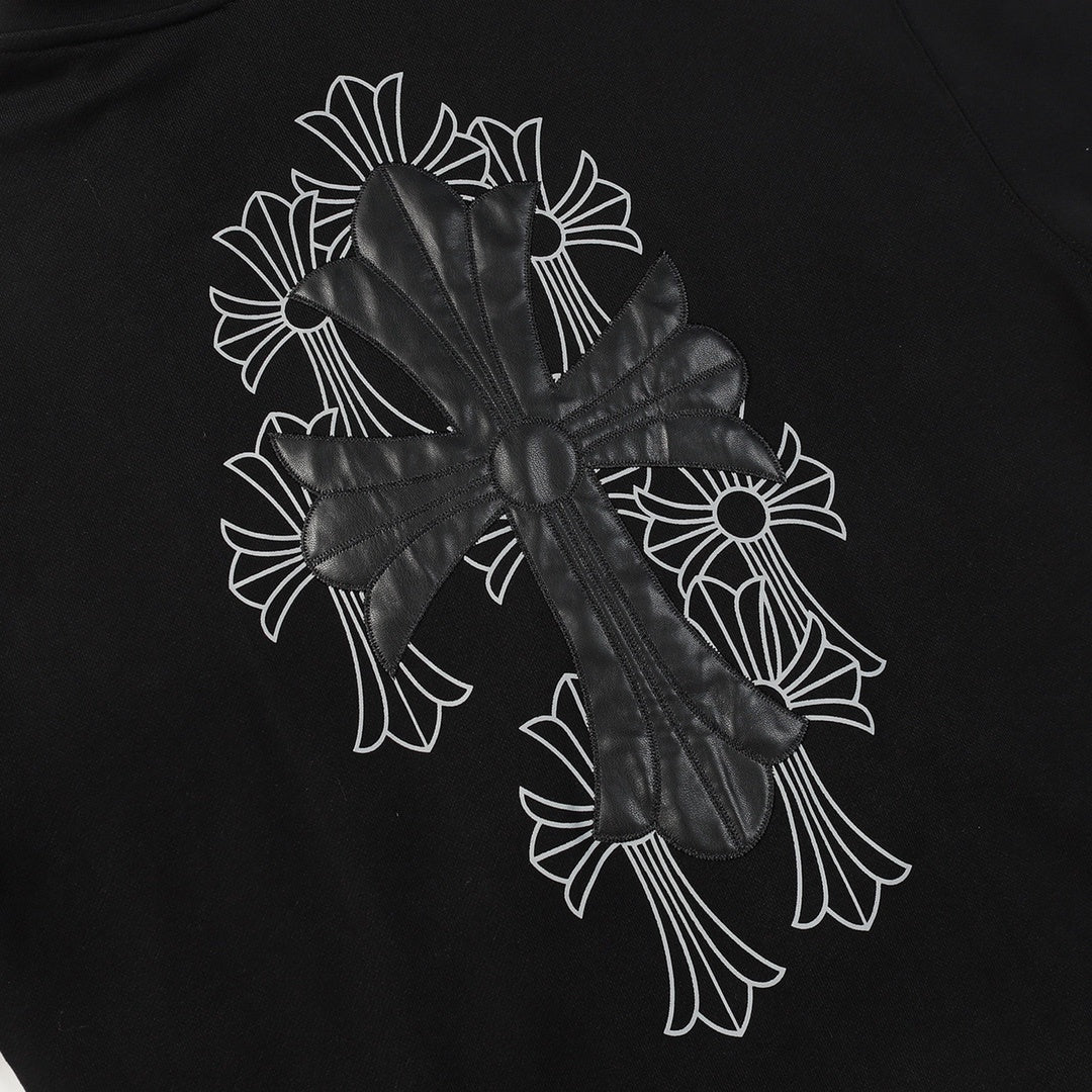 Chrome Hearts Zip-Up Hoodie "Black"