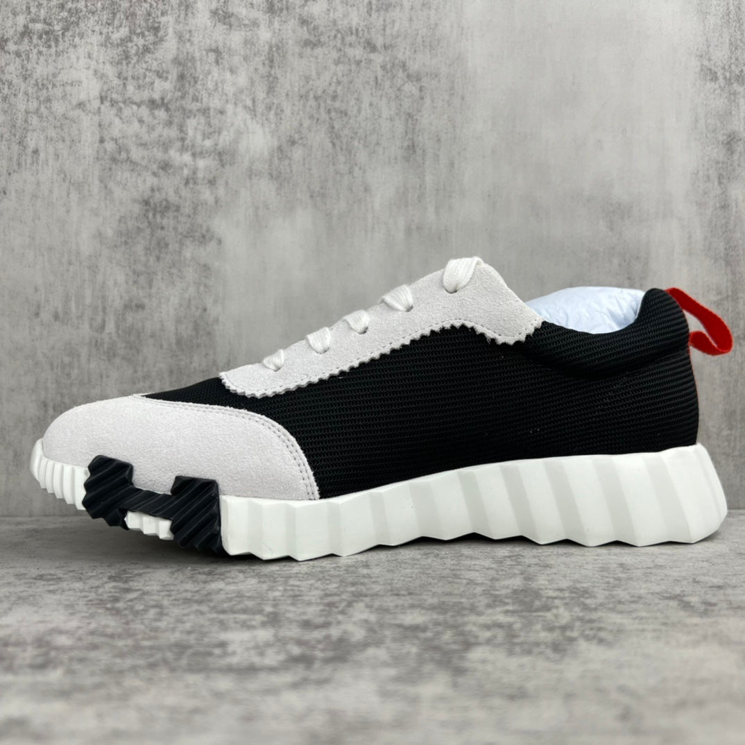 Hermes Bouncing Sneakers "Black-Grey-Red"