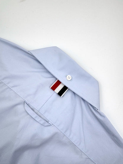Thom Browne Cotton Armband Shirt "Blue"