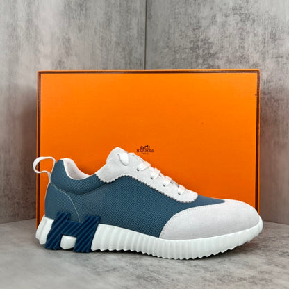 Hermes Bouncing Sneakers "Blue-Grey-White"