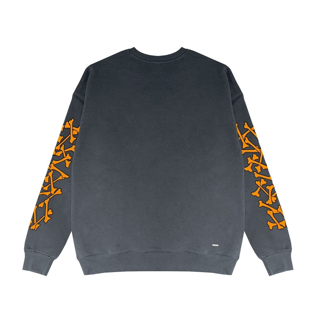 Amiri Bones Sweatshirt "Grey-Orange"