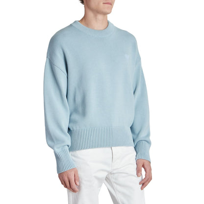 AMI Paris Ami De Coeur Sweater "Pastel Blue"