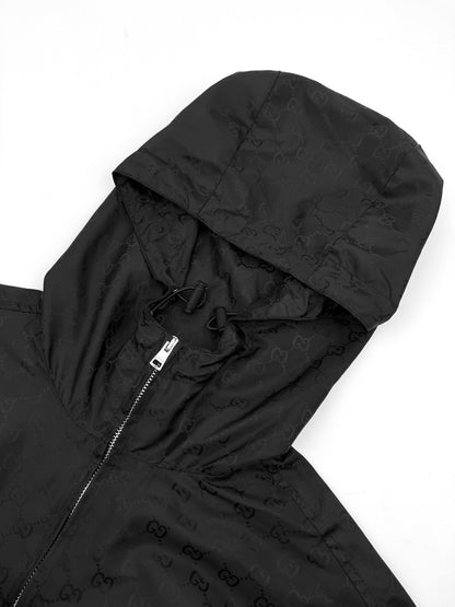 Gucci GG Nylon Zip Jacket "Black"