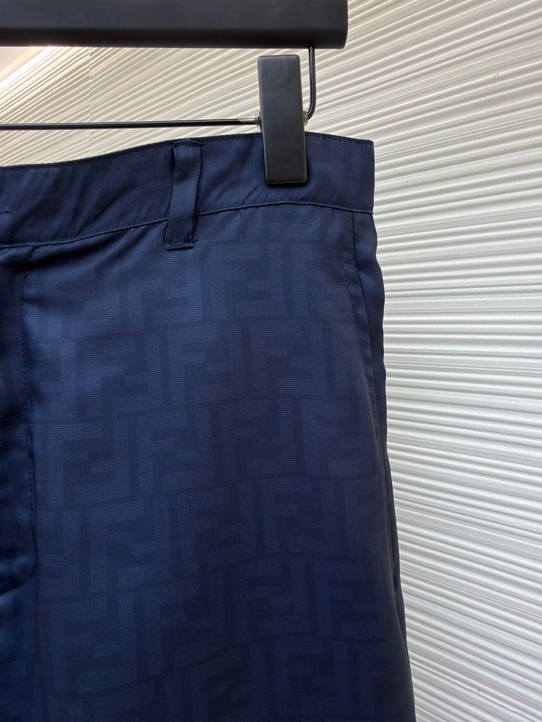 Fendi FF Silk Shorts "Blue"