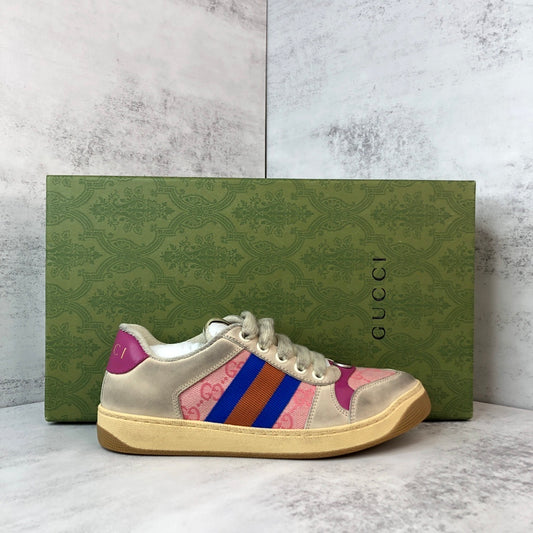 Gucci Screener "Distressed Beige-Pink"