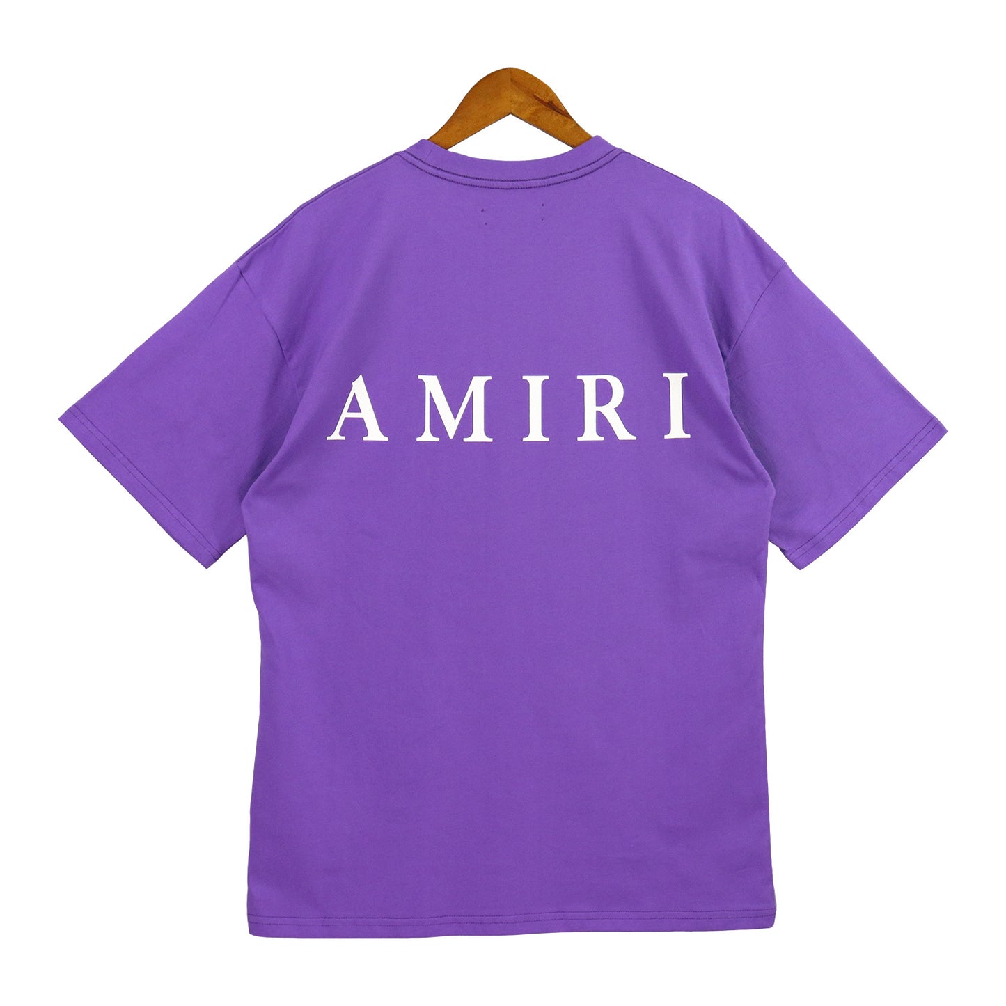 Amiri MA Core Logo Print "Purpe-White"