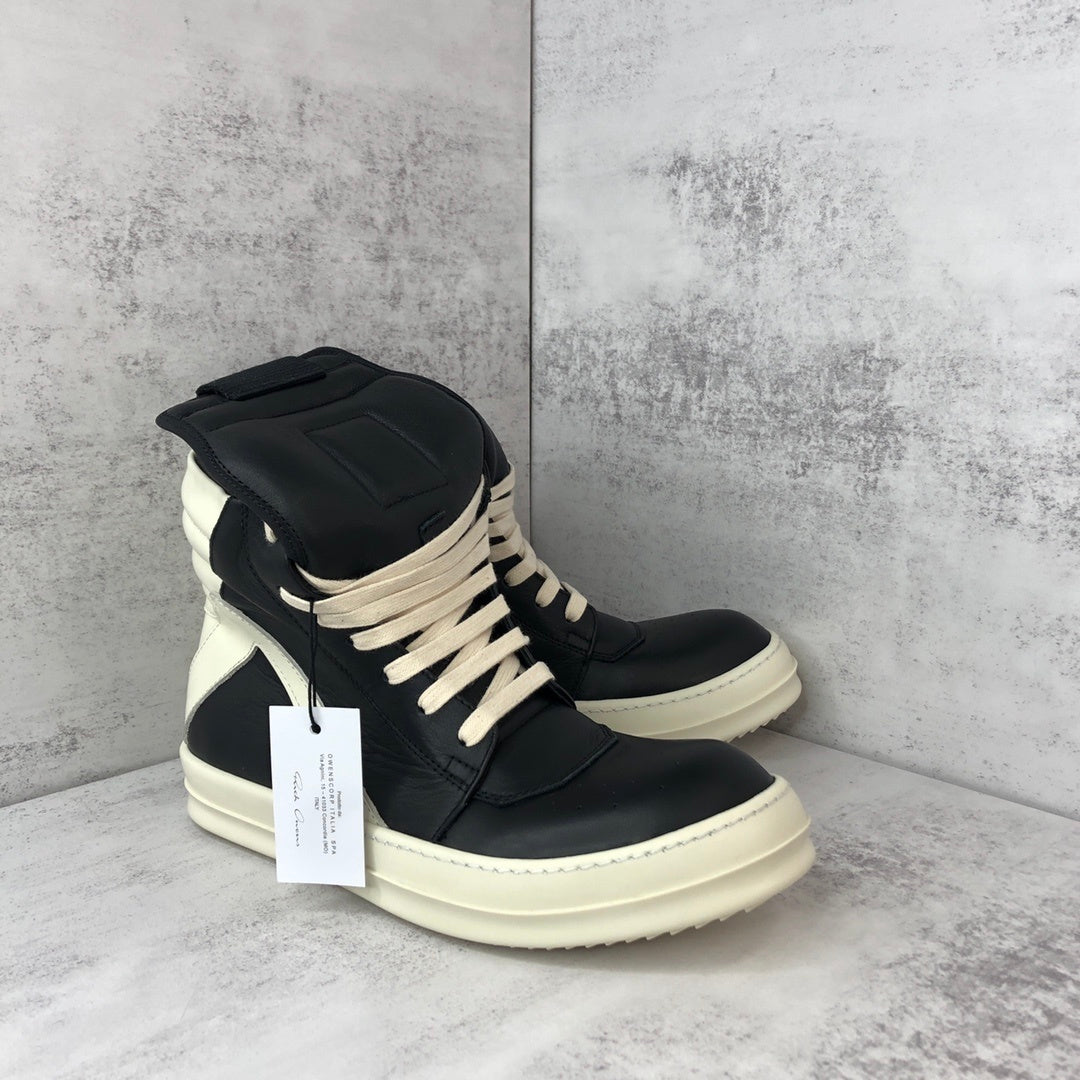 Rick Owens Geobasket "Black-White"