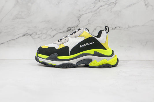 Balenciaga Triple S "White-Black-Yellow"