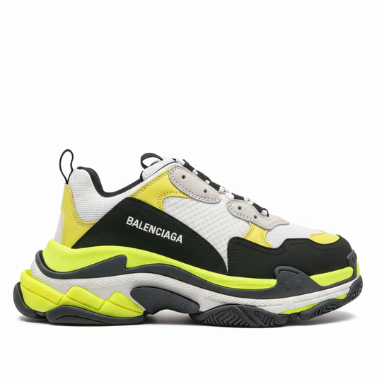 Balenciaga Triple S "White-Black-Yellow"