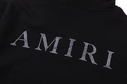 Amiri Crystal Embellished MA Hoodie "Black"
