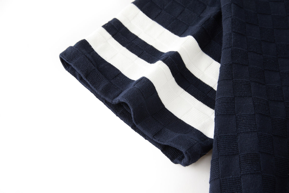 Louis Vuitton Damier Terry Tennis T-Shirt "Dark Navy"