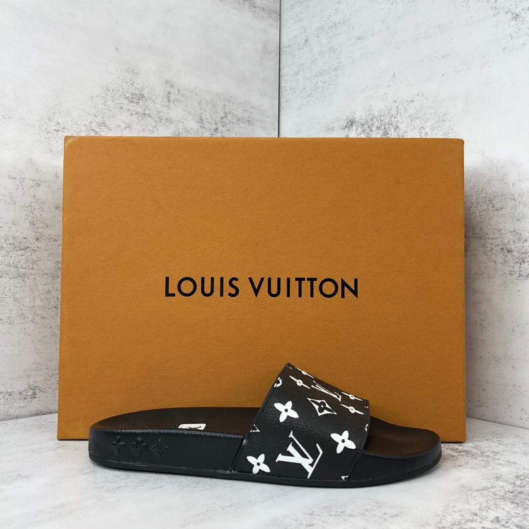Louis Vuitton Slides "Black-White"
