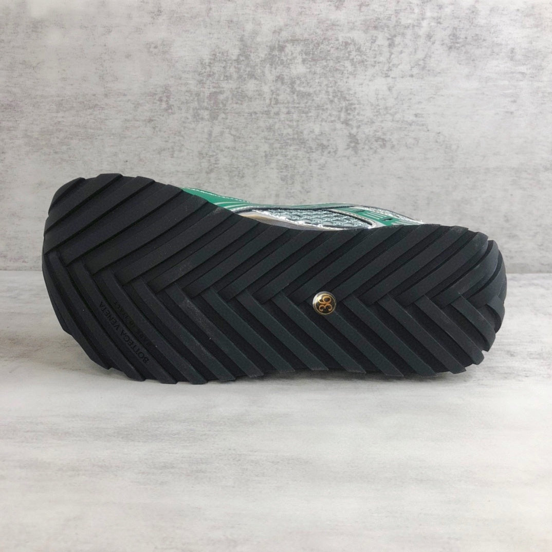 Bottega Veneta Orbit "Green-Silver"