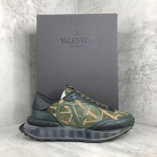 Valentino Garavani Netrunner "Green-Black-Beige Monogram"