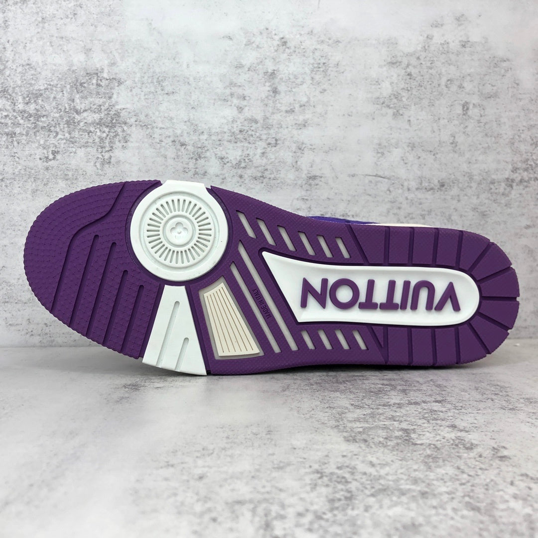 Louis Vuitton Trainers "Purple-White"
