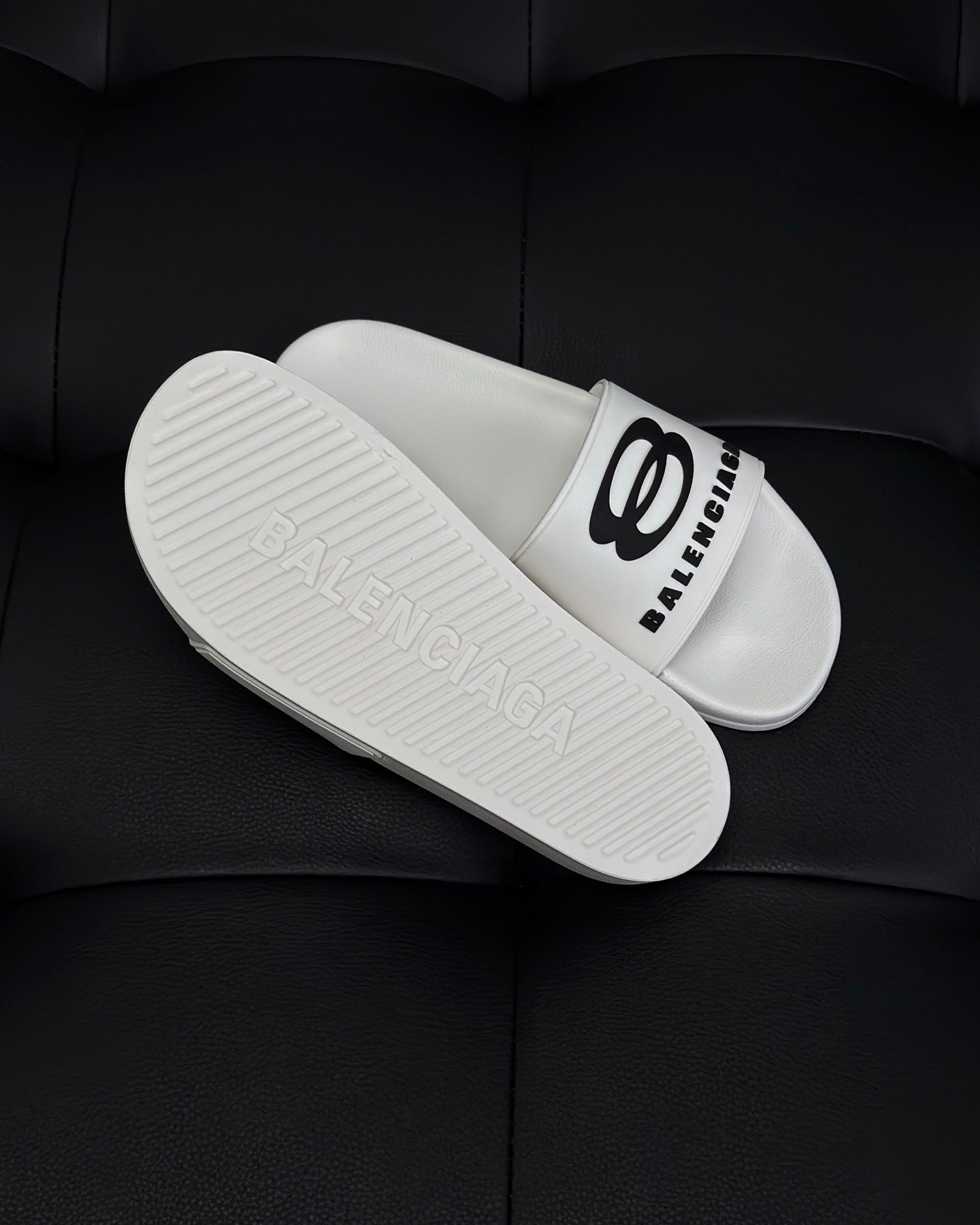 Balenciaga Pool Slides "White"