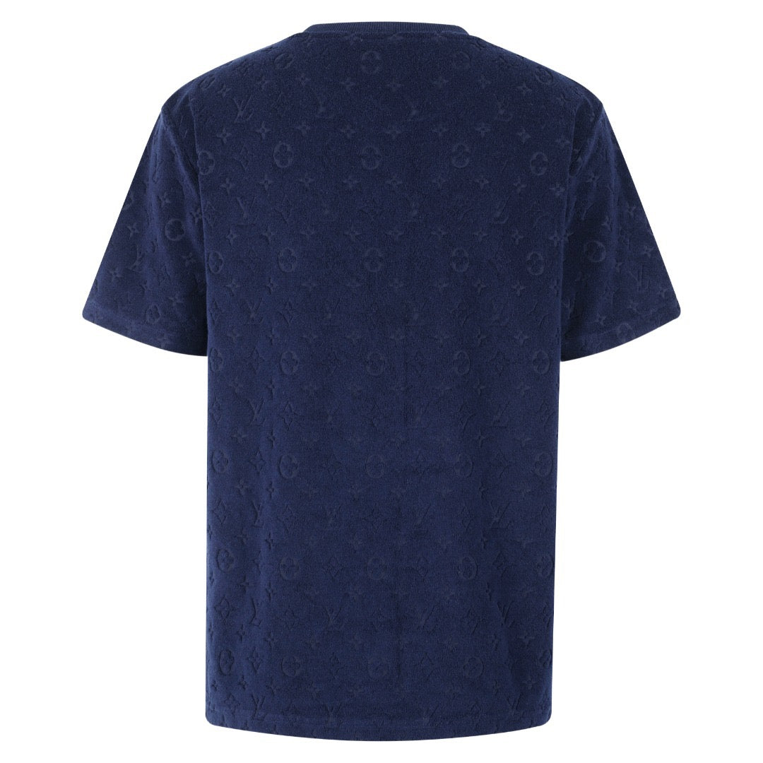 Louis Vuitton Monogram French Terry T-Shirt "Dark Navy"