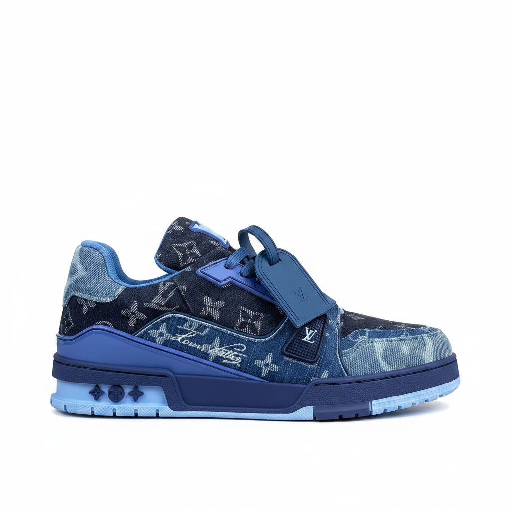 Louis Vuitton LV Trainers "Blue Denim"