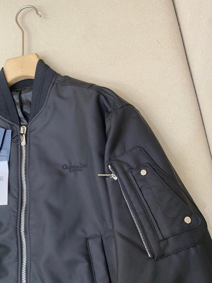 Dior Saddle Pocket Bomber Jacket "Black"