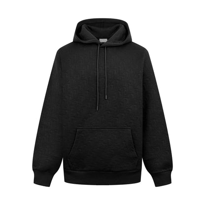 Dior Oblique Hooded Sweatshirt "Black Cotton-Blend Jersey"