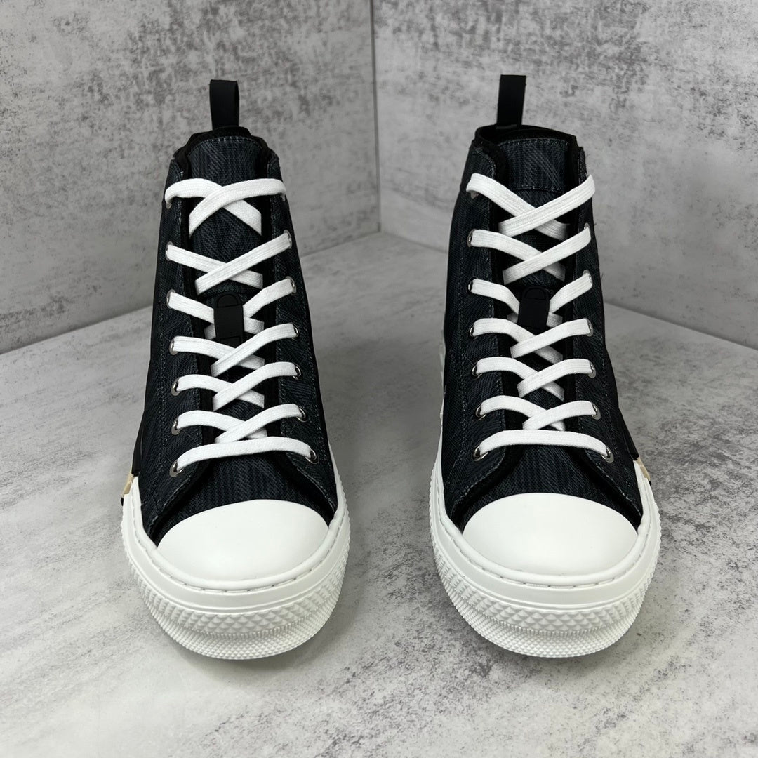 Dior B23 High-Top "Black CD Diamonds"