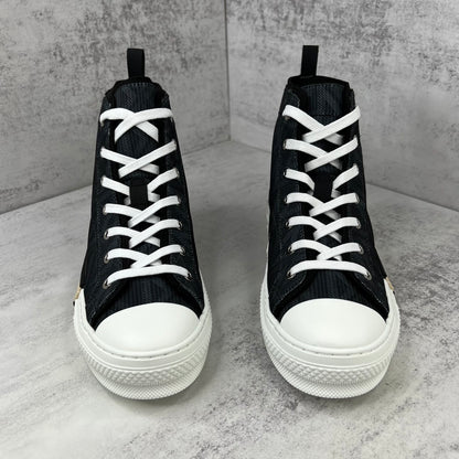 Dior B23 High-Top "Black CD Diamonds"