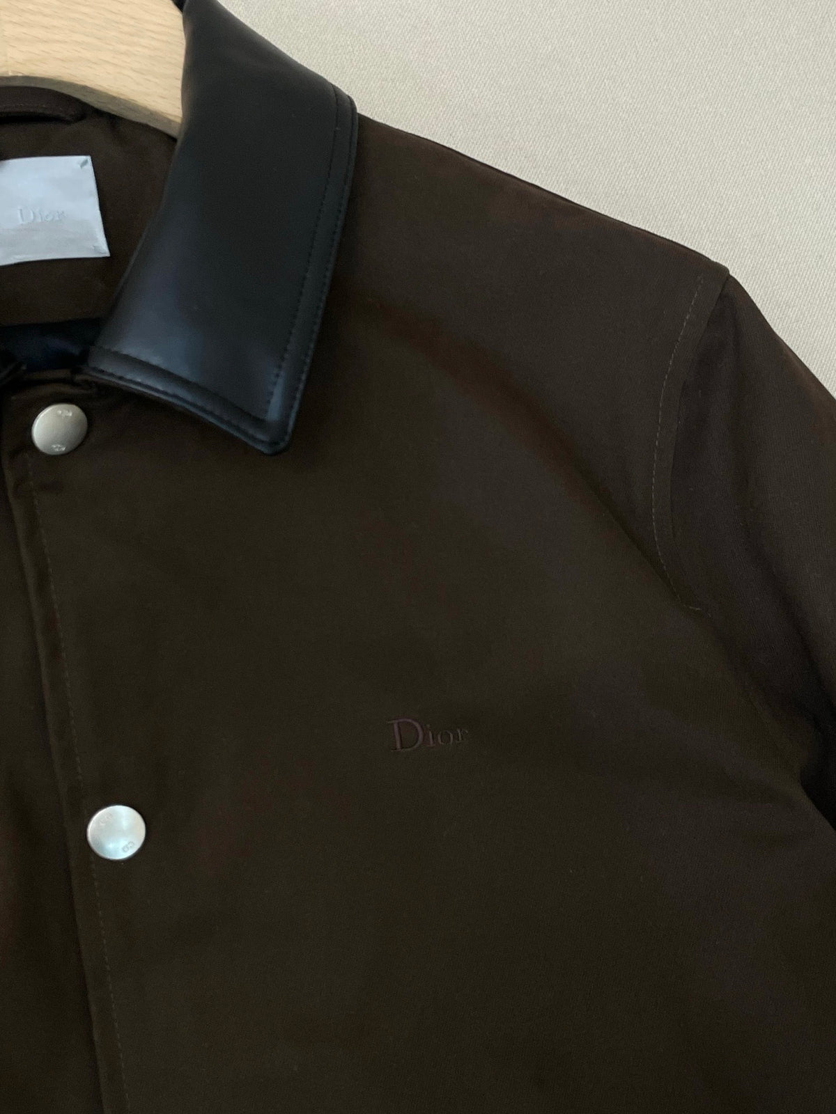 Dior Ingrid Blouson Jacket "Brown Cotton Twill"