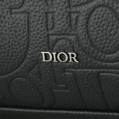 Dior Hit The Road Backpack with Flap "Dior Gravity Leather and Black Grained Calfskin"