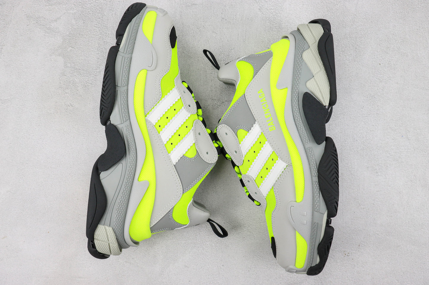 Balenciaga x Adidas Triple S "Fluo Yellow"