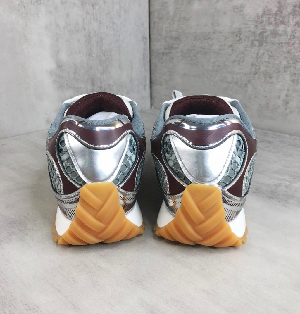 Bottega Veneta Orbit "Red-Silver"