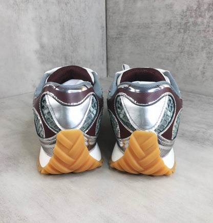 Bottega Veneta Orbit "Red-Silver"