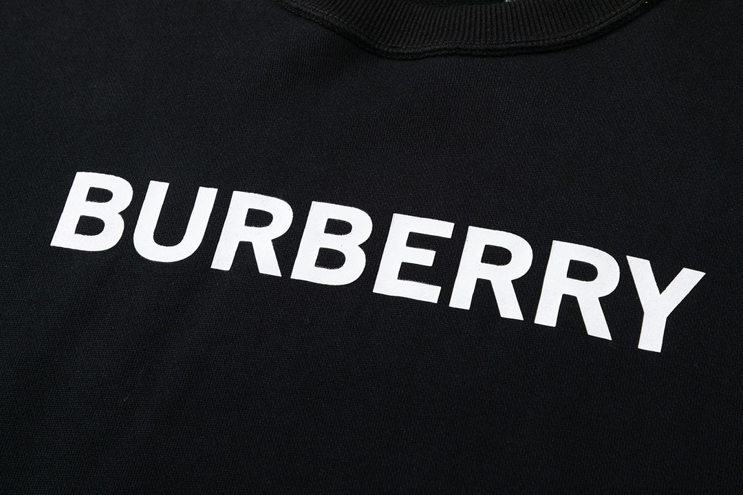 Burberry Logo Print Sweatshirt "Black"