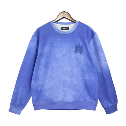 Amiri MA Bar Logo Sweatshirt "Washed Blue"