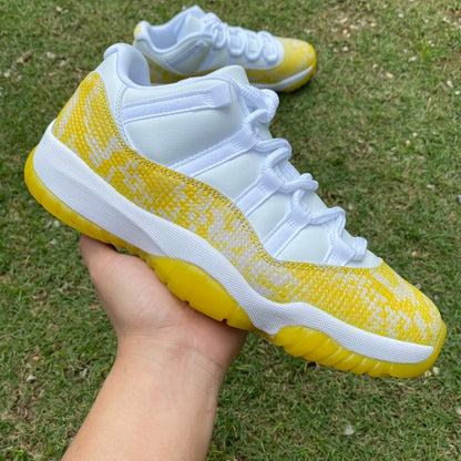 Air Jordan 11 Low "Yellow Snakeskin"
