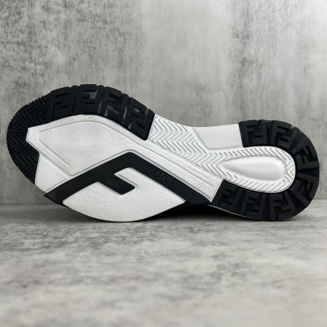 Fendi Flow "Black-White-Brown"