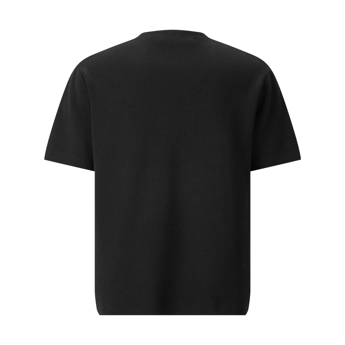 Gucci Knit Cotton T-shirt with Embroidery "Black"