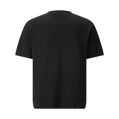 Gucci Knit Cotton T-shirt with Embroidery "Black"