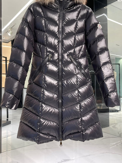 Moncler Fulmarus Long Down Jacket "Black"