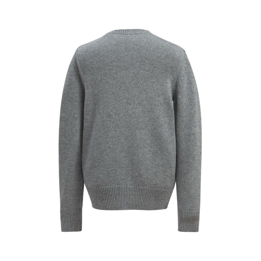 Burberry Knight Wool Cashmere Sweater "Grey"