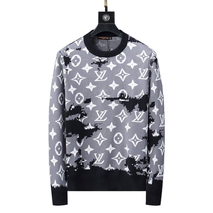 Louis Vuitton Sweater "Grey-White-Black"