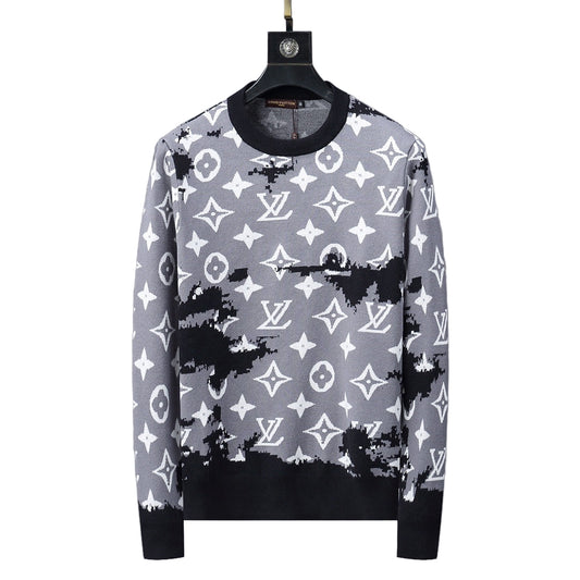 Louis Vuitton Sweater "Grey-White-Black"