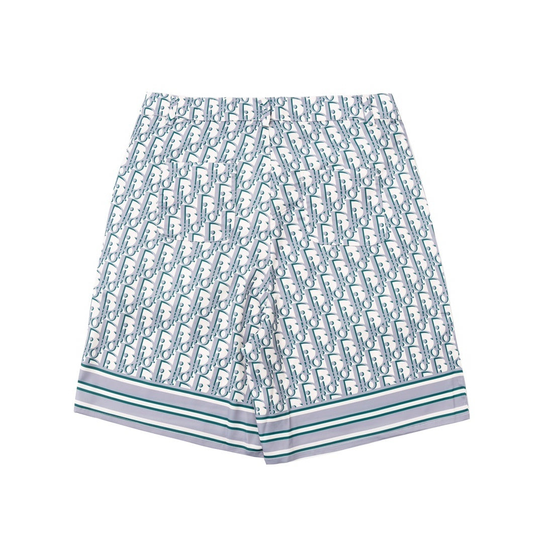 Dior Oblique Shorts "White-Multicolour"