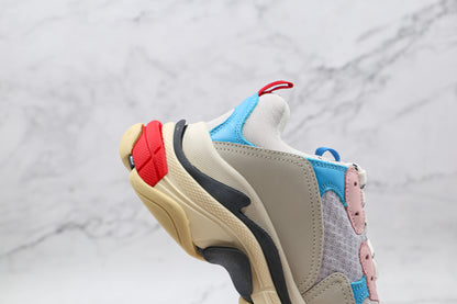 Balenciaga Triple S "White-Blue-Red"