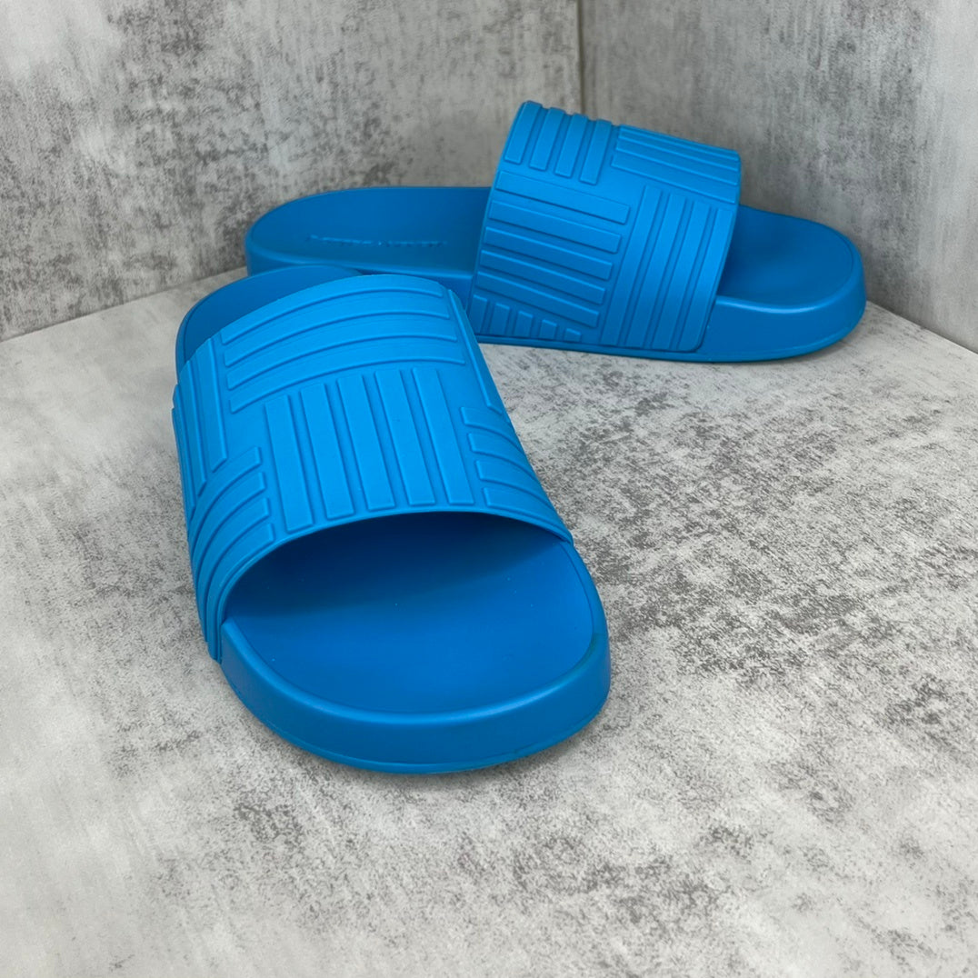 Bottega Veneta Slides "Blue"