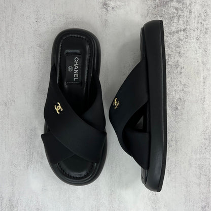 Chanel Slides "Black"