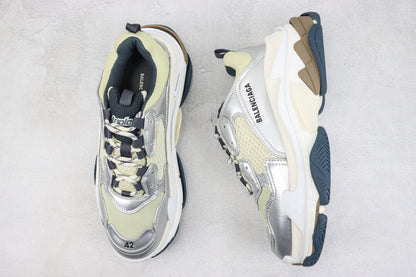Balenciaga Triple S "White-Silver"