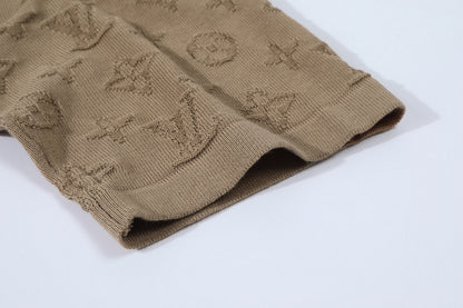 Louis Vuitton Monogram Short-Sleeved Crewneck "Brown"